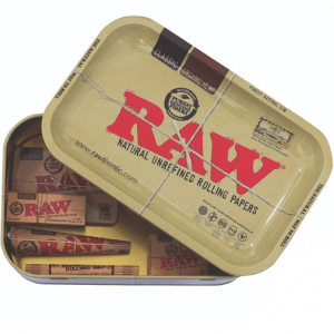 Raw Munchies Tin With Rolling Tray