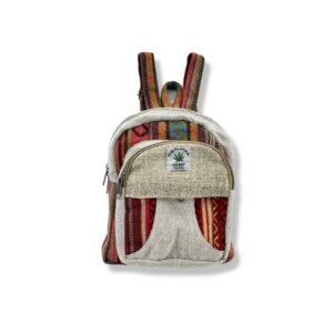 Handmade Hymalayan Hemp Tiny Backpack - Natural