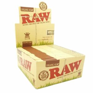 Raw Organic Hemp King Size Slim Box 50Pcs