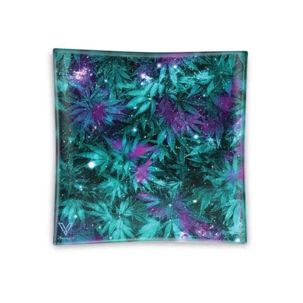 V-Syndicate Glass Ashtray – Leaves