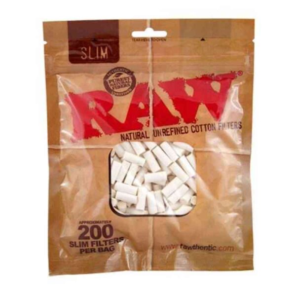 RAW Slim Cotton Filters (200pcs)