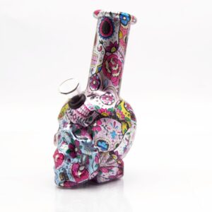Bong Skull 3mm 15cm